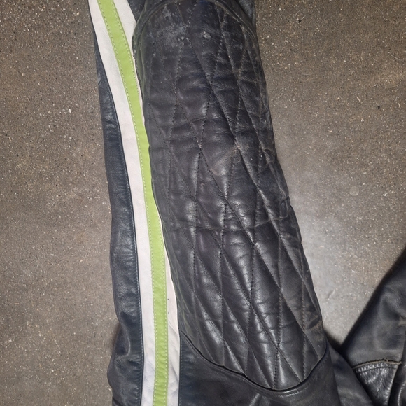 Kawasaki vintage leather motocross pants - Picture 5 of 12
